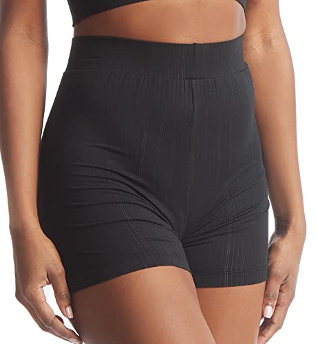 Short à rayures Hanky Panky 62S502 noir en taille M pour femme