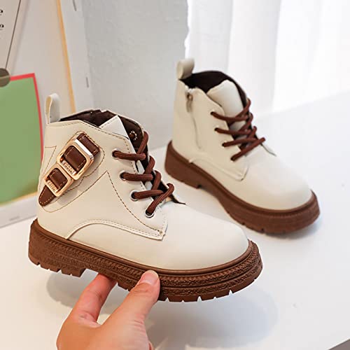 Dress Shoes Buckle Fashion Autumn And Winter Girls Boots Thick Bottom Flat Bottom Toddler Shoes Girl Boots4