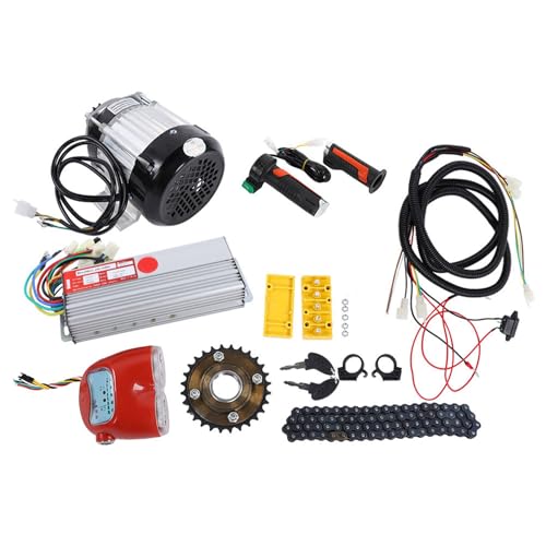 48V 800W DC Brushless Motor Conversion Kit, Sine Controller for Electric Tricycle, Aluminum Alloy, DIY Motor Kit Motor Conversion Kit for Electric Tricycle Scooter 800W