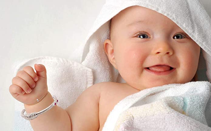 Image of Pure Silver Bangles for Baby Girl and Boy - Pack of 2 Silver Bracelet Pair for Kids age kid 0 to 2 years old.