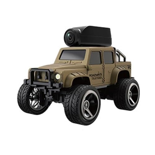 Jnchdghwa Coche RC FPV 1:64 con 4WD, Cámara RC, WiFi App, Coche Todoterreno de Tamaño Mini, Juguete Interactivo Portátil para Niños y Adultos B