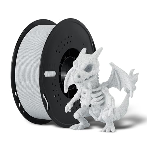 Image of Kingroon Marble PLA Filament 1.75mm, 1kg Spool (2.2lbs), Dimensional Accuracy + /- 0.03mm, Vibrant Color 3D Printer Filament, Fits for Most FDM 3D Printers