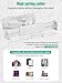 Mistriddle Tablet Wall Mount Holder, 360° Rotation, No Drilling, Fully Adjustable for Yoga, Kitchen, Fits 4.7