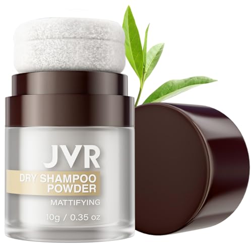 Trockenshampoo Puder, JVR Volumen Puder Haare, Dry Shampoo Powder Gegen Fettende Ansätze, Frische Kick zwischen den Haarwäschen, Sofortige Frische und Volumen mit Matt-effekt, ohne Rückstände 10g Trockenshampoo Puder, JVR Volumen Puder Haare, Dry Shampoo Powder Gegen Fettende Ansätze, Frische Kick zwischen den Haarwäschen, Sofortige Frische und Volumen mit Matt-effekt, ohne Rückstände 10g
