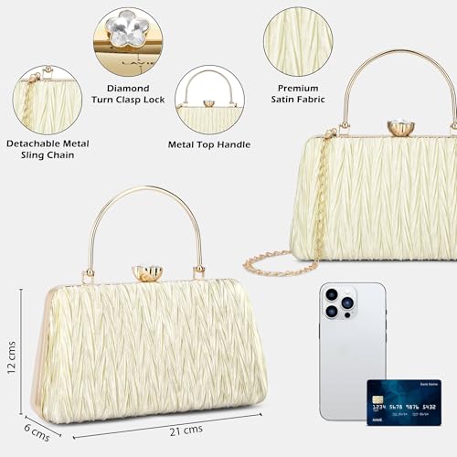 Image of Lavie Women's Tara Framed Clutch | Ladies Purse Handbag