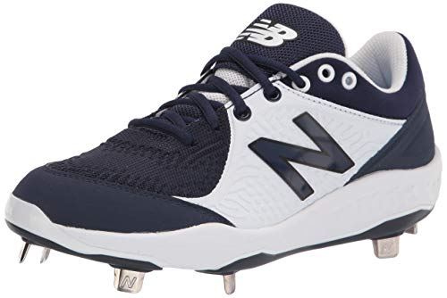 New Balance Men's Fresh Foam 3000 V5 Metal Baseball Shoe, Navy/White, 16