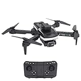 Sxhlseller RC Drone Quadcopter con Cámara Dual 4K HD, Mini Helicópteros RC S162 para Adultos y Niños con Vuelo de Marcado de Pista, Giro de 360°, Posicionamiento Hover, Tira de Luz LED