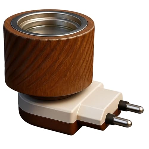 Image of Sheesham Wooden Kapoor Dani | Night Camphor Diffuser| Bakhoor Burner| Electric Incense Burner |Dhoop Dani for Home, Office Daily Use