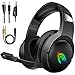 Cuffie Gaming PS4, Cuffie da Gioco Over Ear con Microfono, Controllo Volume e 3,5mm plug, Luce RGB Regolabile con Comando a Filo, Cuffie Gaming per PS4 PS5 Xbox One X/S Nintendo Switch PC TM-9