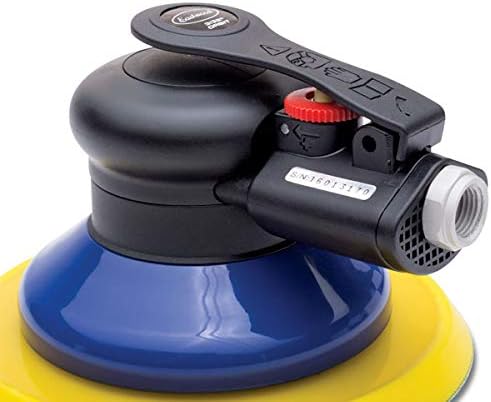 Eastwood 6 in. Air Random Orbital Palm Sander Non-Vacuum 3/32 in. Orbit Auto Body Orbit Da Sanding Low Vibration