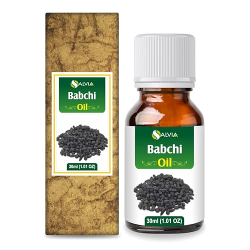 Salvia Babchi Oil Cosmetic Grade (30 ml / 1.01 fl oz) with Dropper - for DIY Skin and Hair Care Ideal for Serums Balms Massage Oils and Beauty Formulations