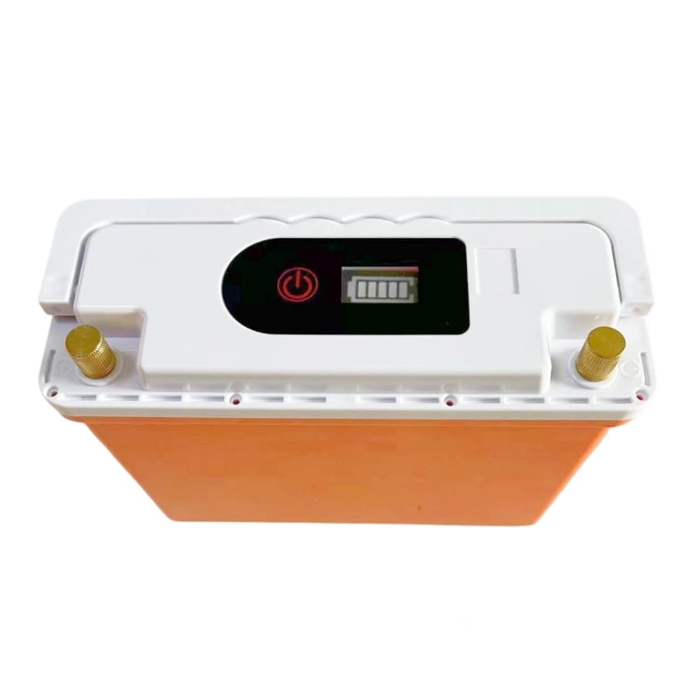 UDSKNV[KSL Waterproof Plastic Casing for 14.6V Lithium Battery, LiFePO4 Camping Battery Box for Golf Cart