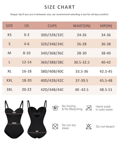 Feelingirl Body Shaper For Women Tummy Control Full Body Seamless Shapewear Slimming Bodysuit With Removable Straps thumb #1