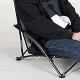 Unibos Folding Beach Chair with Padded Armrest, Outdoor Low Beach Chair Lightweight, Portable, Folding Outdoor Seat For Camping Beach Festivals Garden Caravan Trips Fishing BBQ With Carry Bag - Image 7