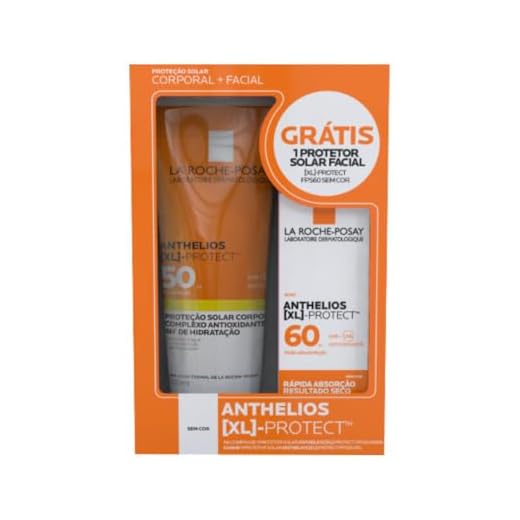 La Roche-Posay, Kit Protetor Solar Facial Anthelios XL Protect FPS50 200ML + Protetor Solar Facial XL Protect FPS60 Sem Cor 25G
