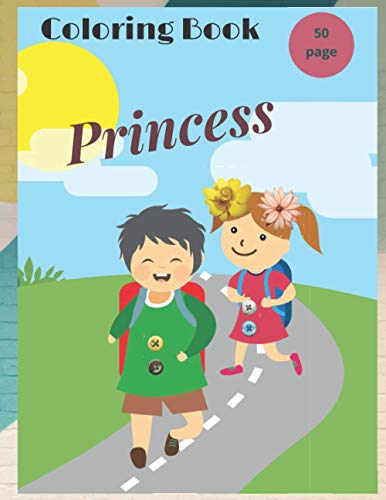 Princess Coloring Book: Pretty Princesses Coloring Book for Girls, Boys, and Kids of All Ages