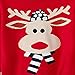 Kids Ugly Christmas Sweater Girls,Ugly Christmas Sweater Kids Xmas Holiday Outfit Funny Santa Sweaters Cute Reindeer Matching Boys Toddler Girl Plus Size 03 Red 130
