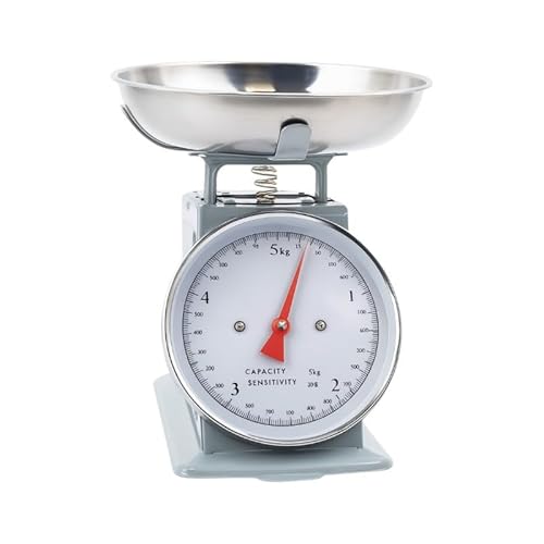 Balance mécanique professionnelle 5 kg – précision 20 g – plateau bol 210 mm – balance à aiguille robuste en métal