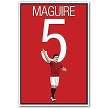 Graphics 17 Harry Maguire Poster - Man Utd Soccer Print - Soccer Art - Unframed Football Print - Soccer Decoration - MaguireSoccer Poster MaguireFootball Art