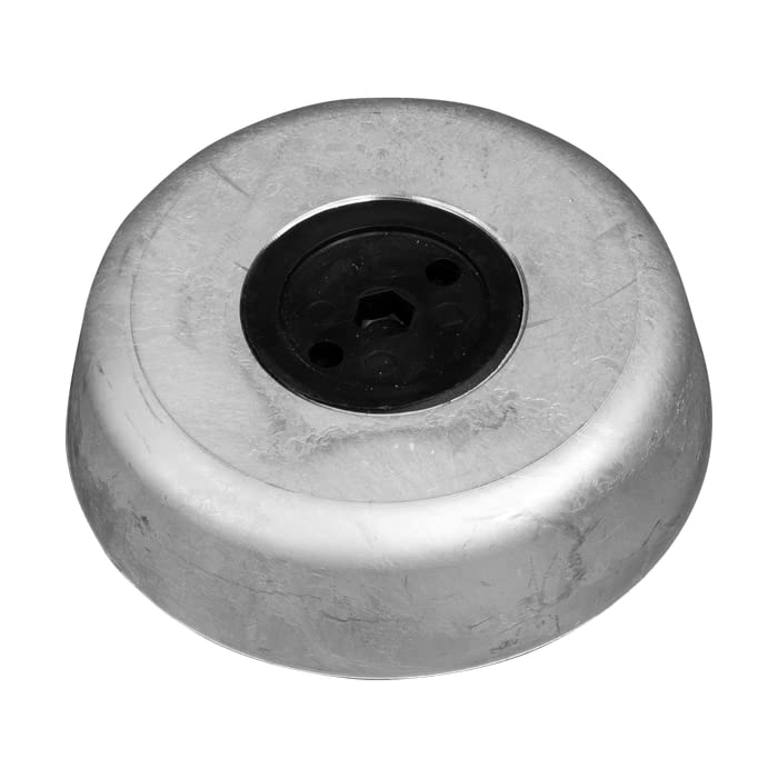 Ánodo Baglietto zinc anticorrosión de 120mm que evita el desgaste náutico