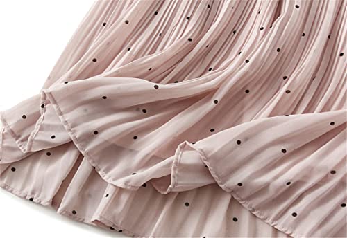 Jupe plissée taille unique élastique pour effacer les complexes