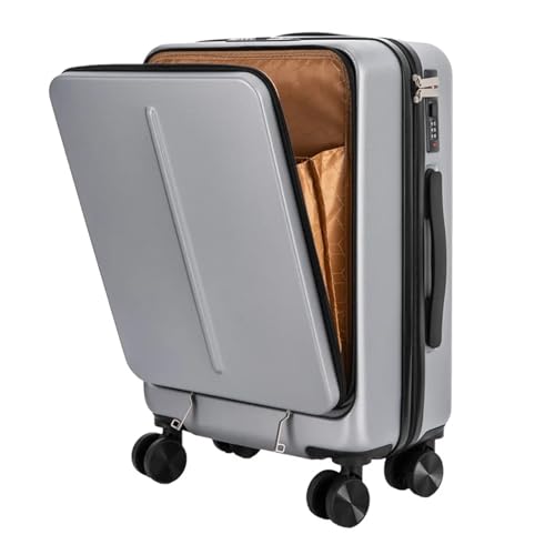 Suitcase with Laptop Bag Business Travel Suitcase Case Men Universal Wheel Trolley PC Box Trolley Luggage (Color : Black, Size : 24inch)3
