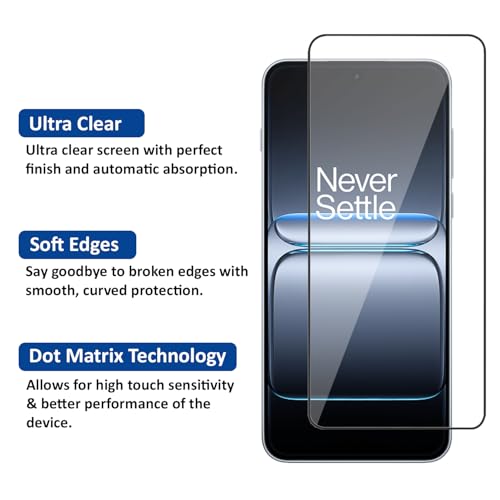 Image of AIBEX Tempered Glass for OnePlus Nord 5G / Realme GT 5G / GT Master /Neo 2T 5G| 9H Hardness | Anti-Glare & Anti-Fingerprint | Water Resistant | Edge-to-Edge Full Screen Protector | Bubble-Free