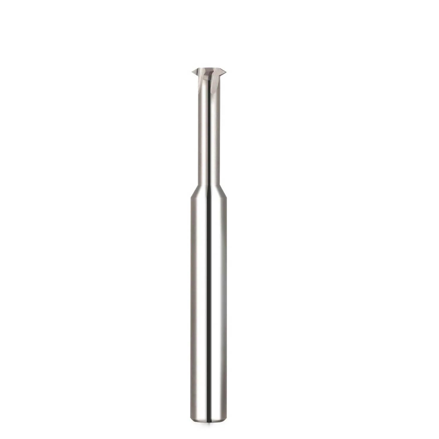 Fresa, Fresa spirale a dente singolo carburo di tungsteno da 55°, metrica(1pcs D3.0x8xd4xl50)