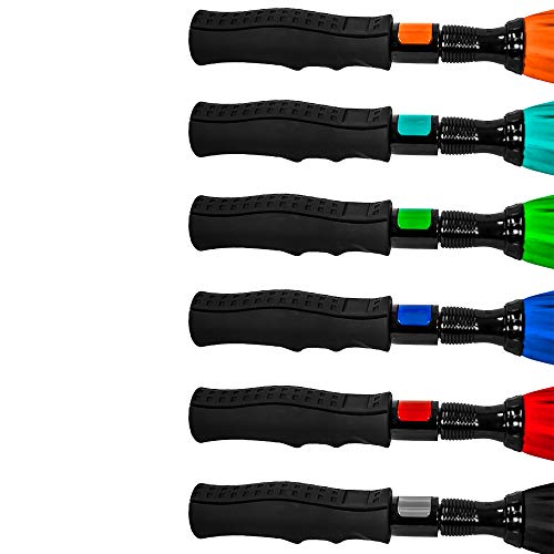 Strombergbrand Inversa Umbrella (Reversible Umbrella), Double Layer Large Windproof, Waterproof & Lightweight Inverted Umbrella For Women And Men, Self Standing Umbrella Reverse Close - Teal Blue #TOP5