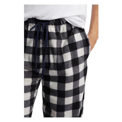 Men's Pajama Set Sleepwear Pjs Lightweight Button Down Long Sleeve Shirts and Fleece Bottoms Soft Comfy Sleep Sets4