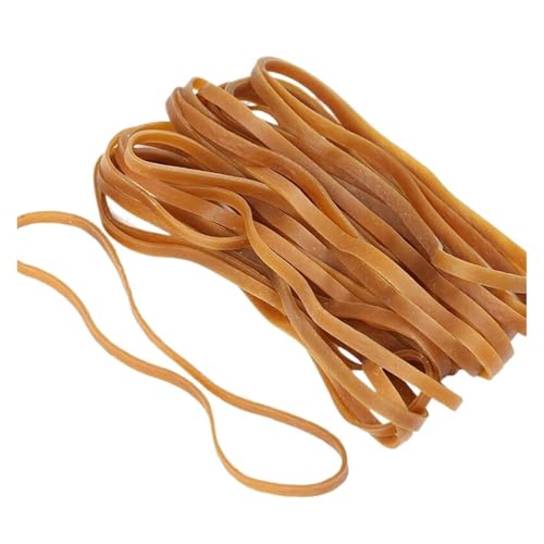 MAYyhem 50 Bandas de Goma Grandes, Bandas elásticas, Bandas de Goma largas, Bandas de Goma for Archivos de Oficina, 127 x 4 mm