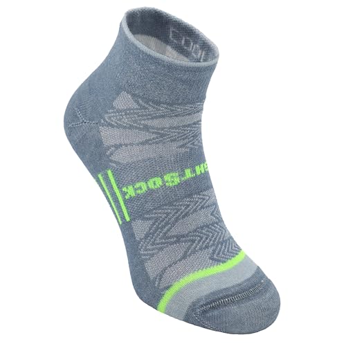 Wrightsock CoolMesh II Quarter Running Socks for Men and Women – Eco-Friendly Anti Blister Socks - American Made