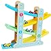 Dirgee Holzblock Educational Toys Lernende Aktivität Würfel Spielzeug Set Cosplay Racing Holz Parkplatz Kids Spielzeug Kinderspiele Jungen (Farbe: Mehrfarbig, Größe: Freie Größe)