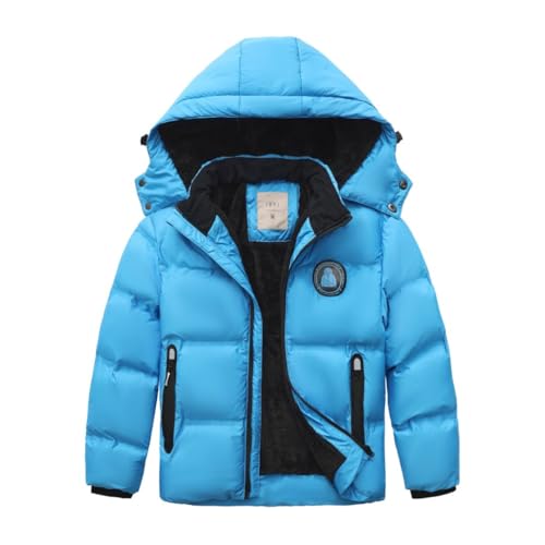 Boys' Winter Coat - Kids Heavyweight Fleece Lined Winter Jacket Warm Hooded Outerwear Coats for Boys Girls (4-15)