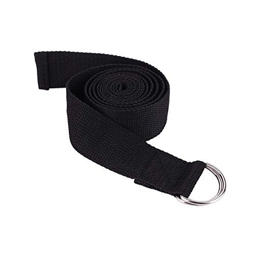 Yoga Strap (4ft, 6ft, 8ft, 10ft) with Ebook Durable Cotton Exercise