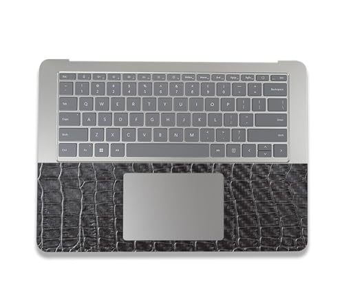 Image of MightySkins Carbon Fiber Skin Compatible with Microsoft Surface Laptop Studio 2 (2023) Full Wrap Kit - Black Gator Skin | Protective, Durable Textured Carbon Fiber Finish | Made in The USA