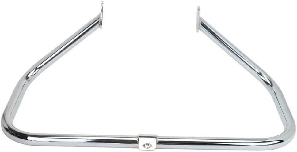 for Har&Ley Road King Street Glide 2009-2024 2012 2013 2015 2017 2020 2021 2022 2023 Motorcycle Bumper Frame Anti-Collision Bar Guard Bar(Silver)