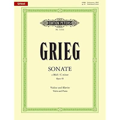 Violin Sonata No. 3 in C minor Op. 45 (Violin and Piano): F&uuml;r Violine und Klavier