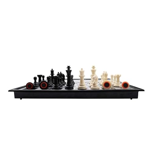 image for KAILE 3 in 1 Magnetic Chess Checkers Backgammon Set for Portabel Trave