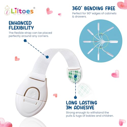 Image of LILTOES Baby Proofing Combo | Head Protector + Edge Guard + Cabinet Lock + Kneepad for Safety of Kids 6M to 3 Years | Baby Safety Helmet with Corner Guard Protection (Turtle)