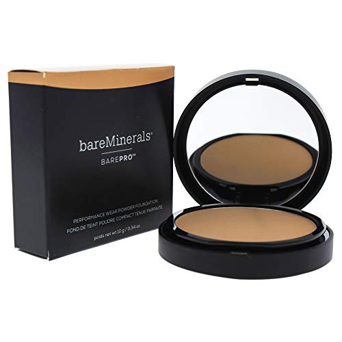 BareMinerals Barepro Performance Wear Powder Foundation, 12 Warm Natural, 0.34 Ounce