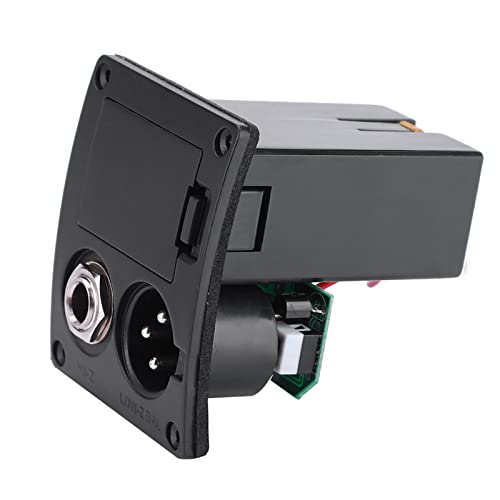 Ecualizador para guitarra, captador magnético para orificio de sonido, ecualizador LCD de 5 bandas, accesorio para instrumentos musicales miniatura 4