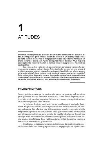 Crise Suicida: Avaliação e Manejo