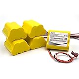 YUTSUJO (5-Pack) 6V AA 600mAh Ni-Cd Battery Pack Compatible with Sure-Lite 026-149, SL026-149, S/L 026-149, ANIC1204, Energizer 41B020AF17201, Dantona CUSTOM-55 Emergency Lighting