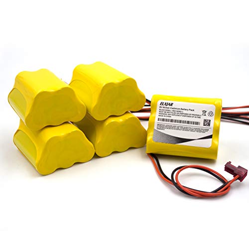 YUTSUJO (5-Pack) 6V AA 600mAh Ni-Cd Battery Pack Compatible 