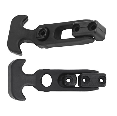 Creatyi 4 Pcs Rubber Flexible T-Handle Draw Latches,For Tool Box,Cooler, Golf Cart, Engineering Machine Hood Or Farm Machinery #TOP4