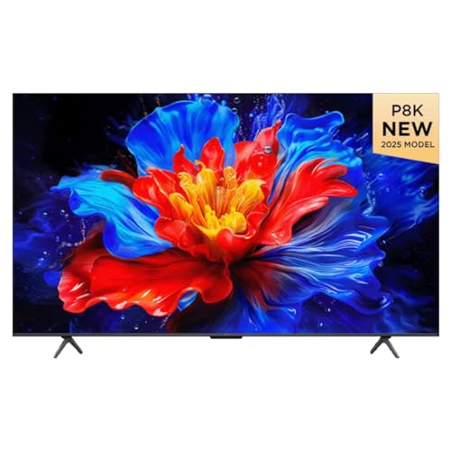 TCL 215 cm (85 inches) 4K Ultra HD Smart QLED Google TV 85P8K 2025 Model TCL 215 cm (85 inches) 4K Ultra HD Smart QLED Google TV 85P8K 2025 Model