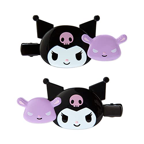 Image of SANRIO Chromi Long Bangs Clip - Black, 2 Pack - 4 x 1.5 inches (10 x 14 cm) - Hair Clip for Girls & Teens