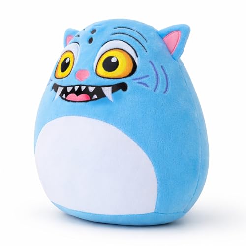 8-inch Cartoon Blue Tiger Plush Toy, Funny Plush Cushion, Gift for Kids, Adults, Fans & Collectors for Birthday and Holiday (Blue) - Image 3