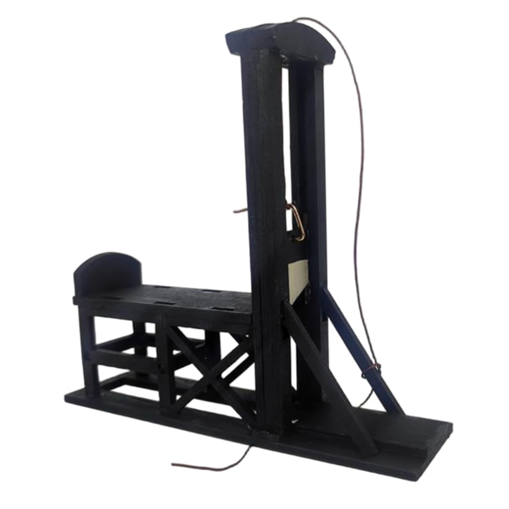 Mini guillotine en bois et modèle réduit de collection pour décor de scène - 6